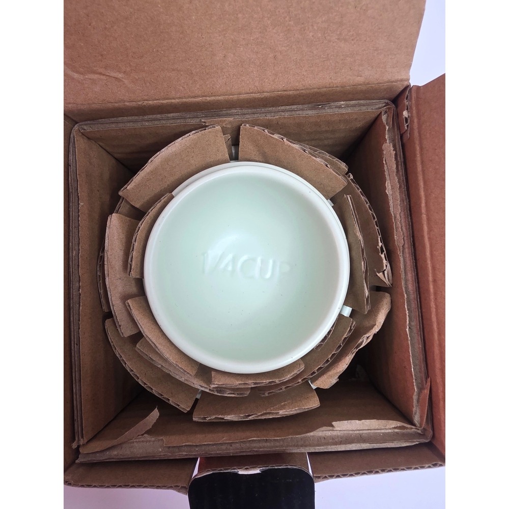 Greg Natale Ceramic Measuring Cup Set 4 Piece Speckled Sage Green Nesting Bowls - Picture 5 of 8
